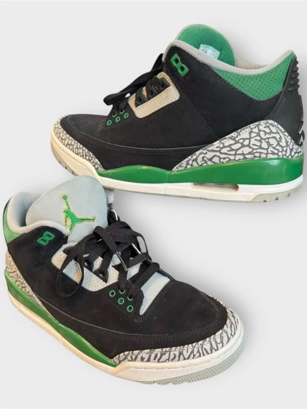 Air Jordan 3 Retro Pine Green Black Green (2021) Men’s 9